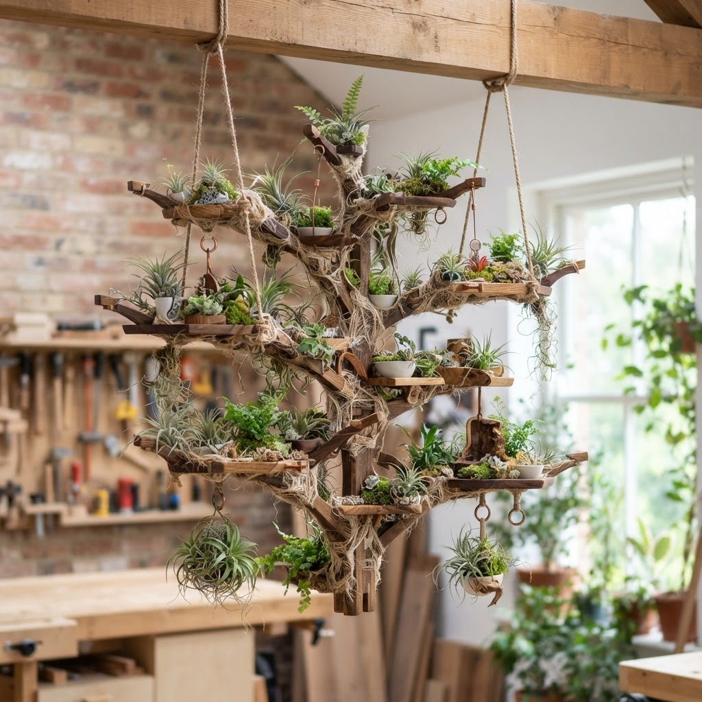 Bespoke Treetop Dendritic Mycelial Epiphyte Propagation Terrace