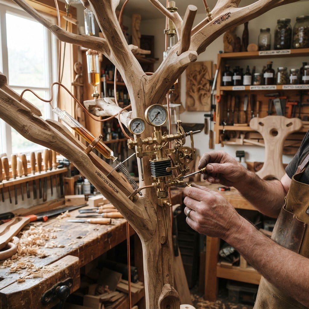 Bespoke Treetop Dendritic Mycelium-Infused Phyto-Gaseous Sap-Pulse Canopy Alchemical Still — step 3
