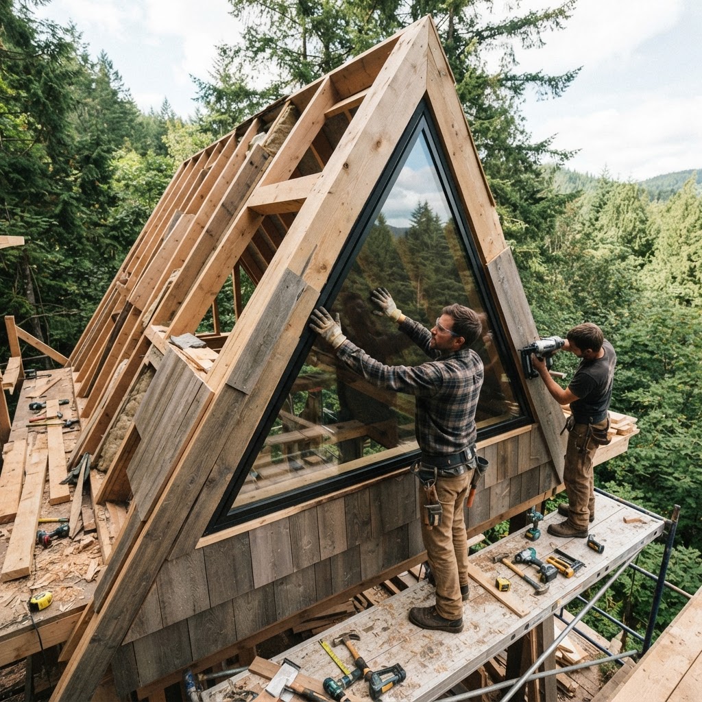 A-Frame Treetop Observatory Loft — step 2