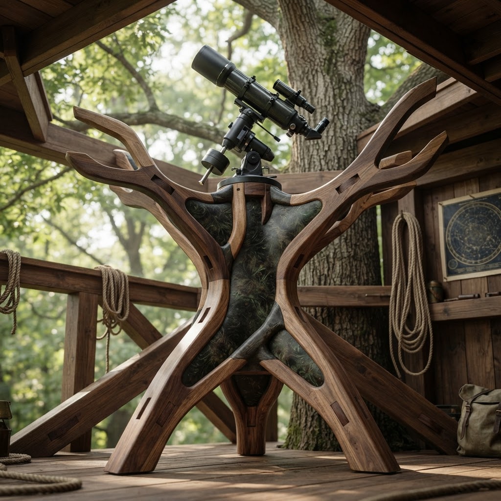 Bespoke Treetop Dendritic Mycelium-Infused Phyto-Reactive Sap-Pulse Canopy Telescope Pier