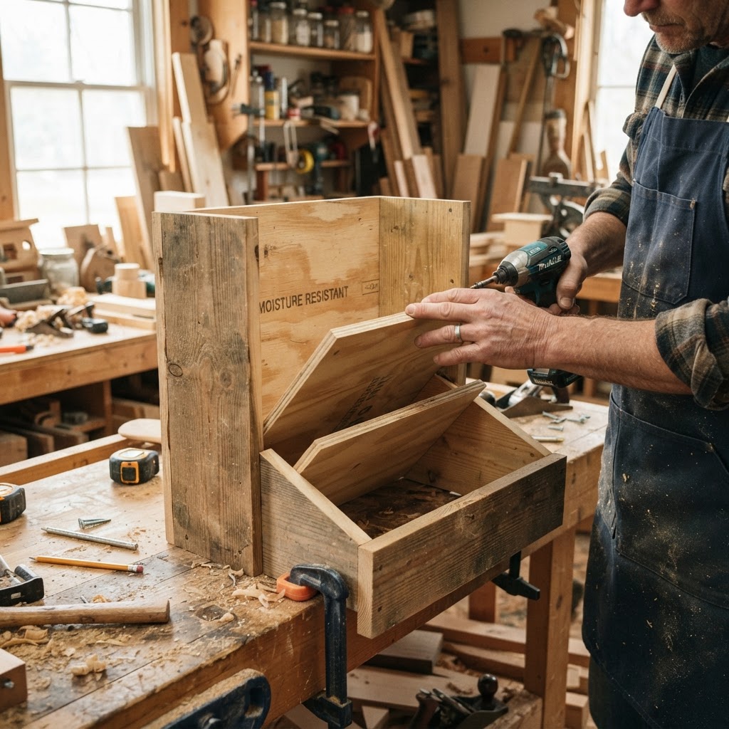 Rustic Apothecary Drawer Seed Dispenser — step 3