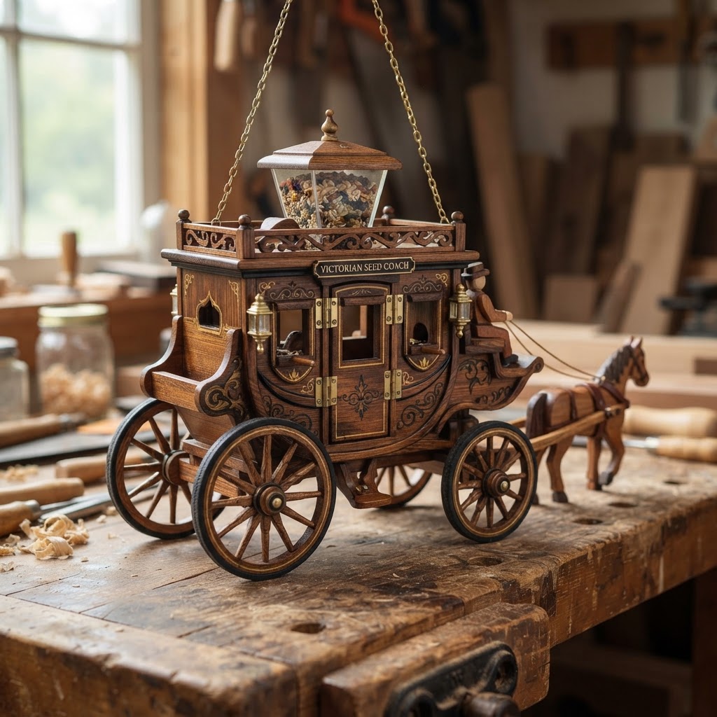 Victorian Miniature Carriage Seed Coach