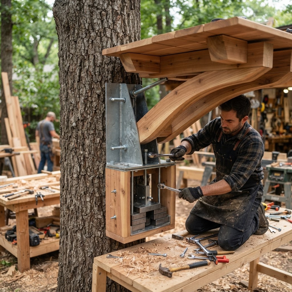Bonsai-Inspired Cantilevered Treetop Platform — step 4