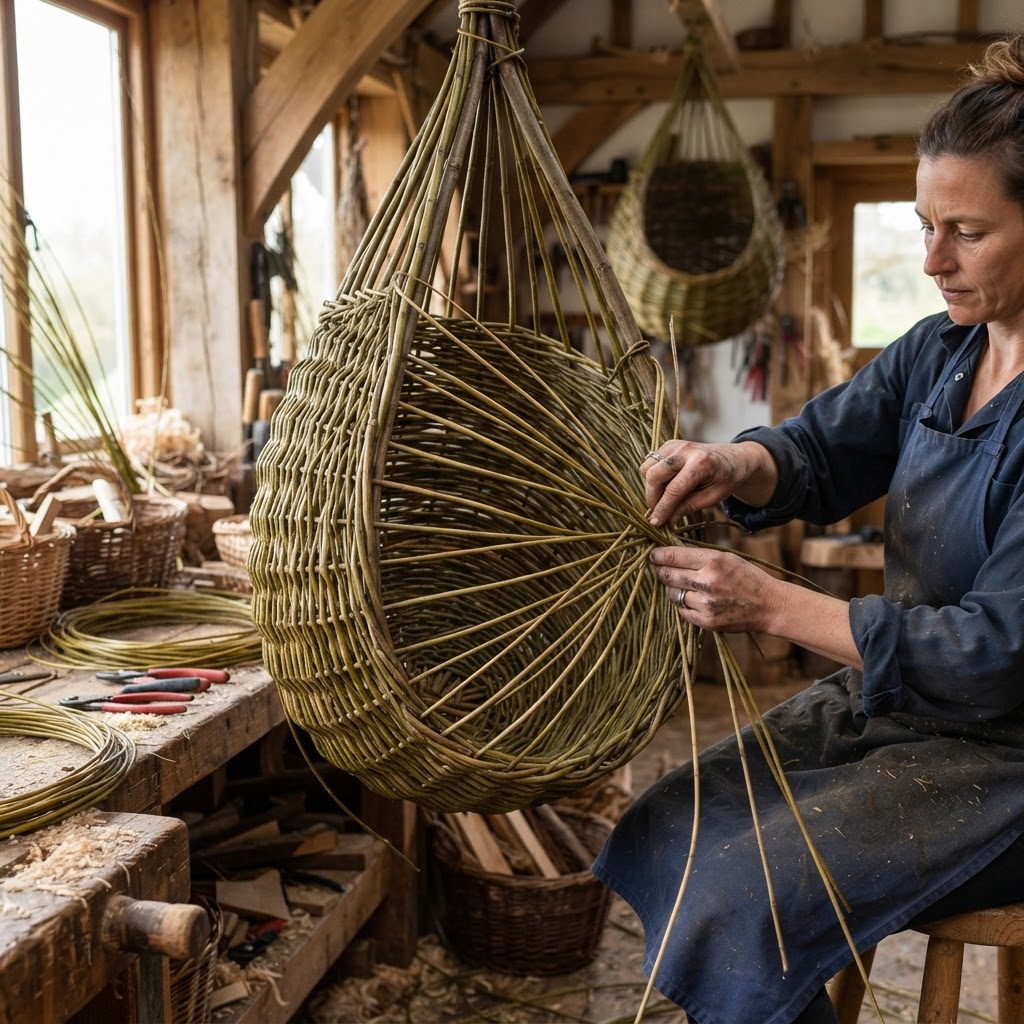 Whispering Willow Woven Willow Hammock Nest — step 3