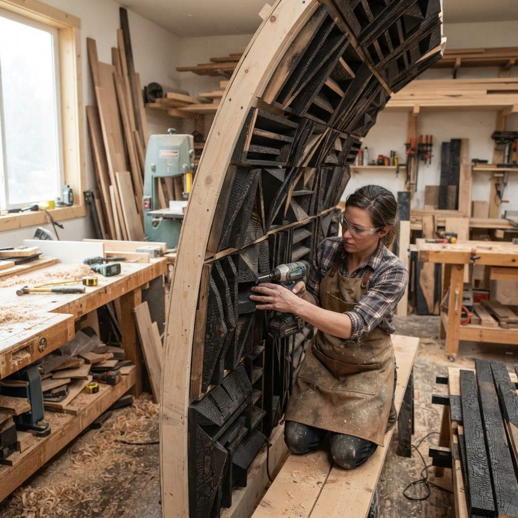 Bespoke Treetop Lithic Percussion Resonance Nook — step 3