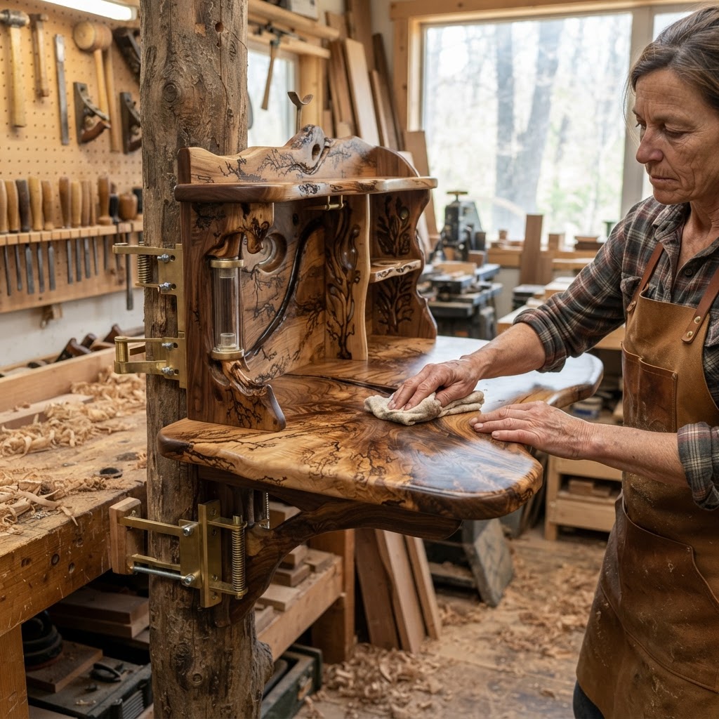 Bespoke Treetop Dendritic Mycelium-Infused Phyto-Baric Sap-Flow Canopy Dew-Harvesting Writing Bureau — step 4