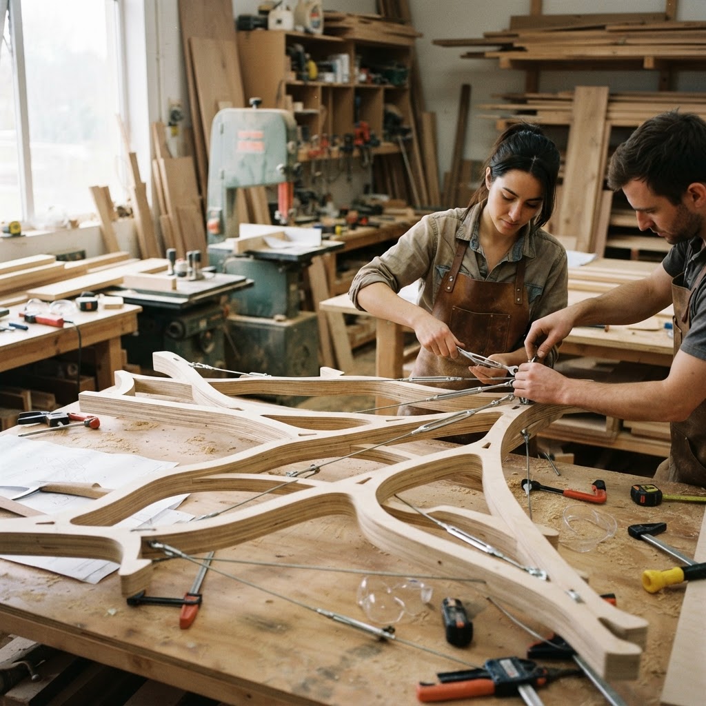 Bespoke Treetop Dendritic Mycelial Epiphyte Propagation Terrace — step 1