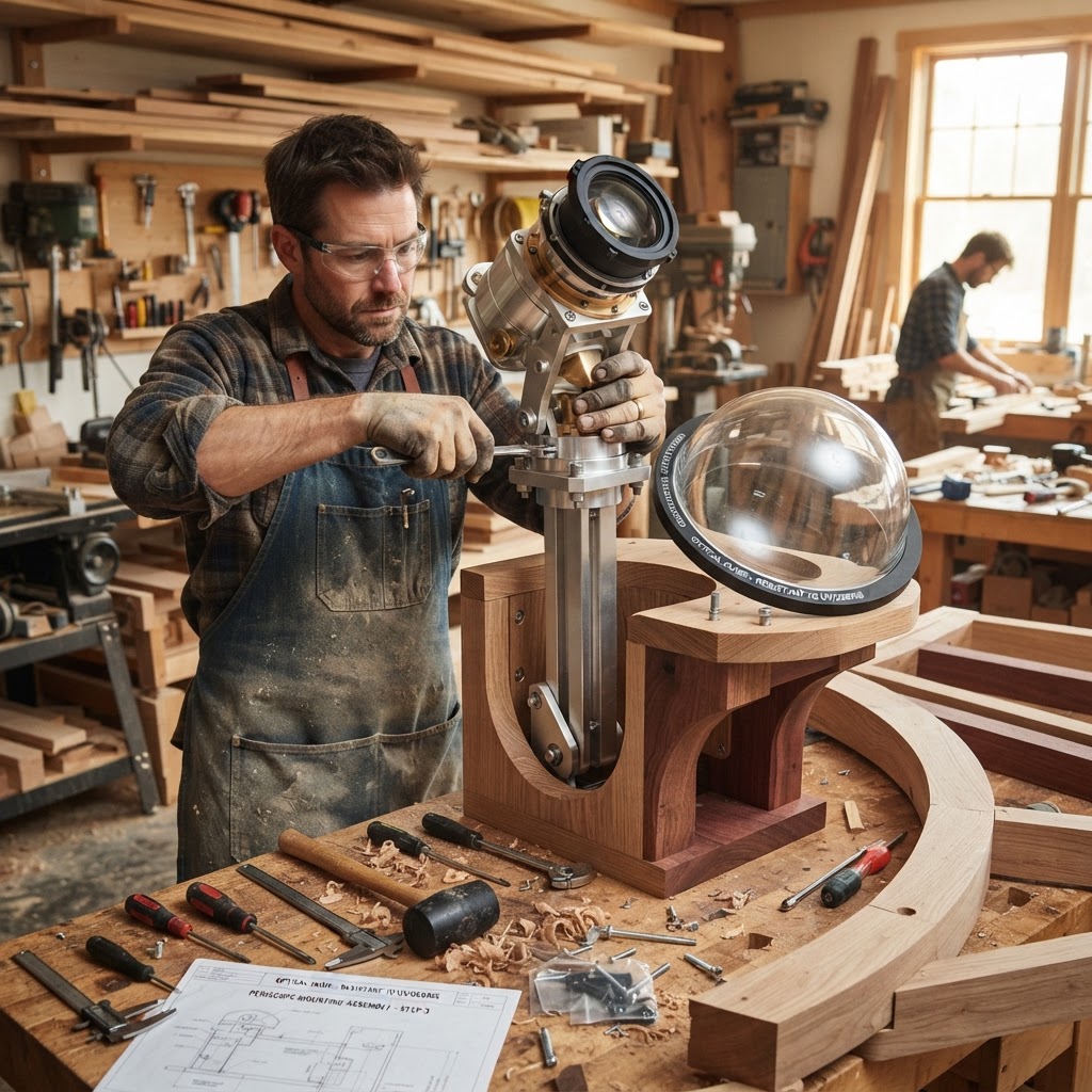 Subterranean-Reflective Treetop Periscope Observatory — step 3