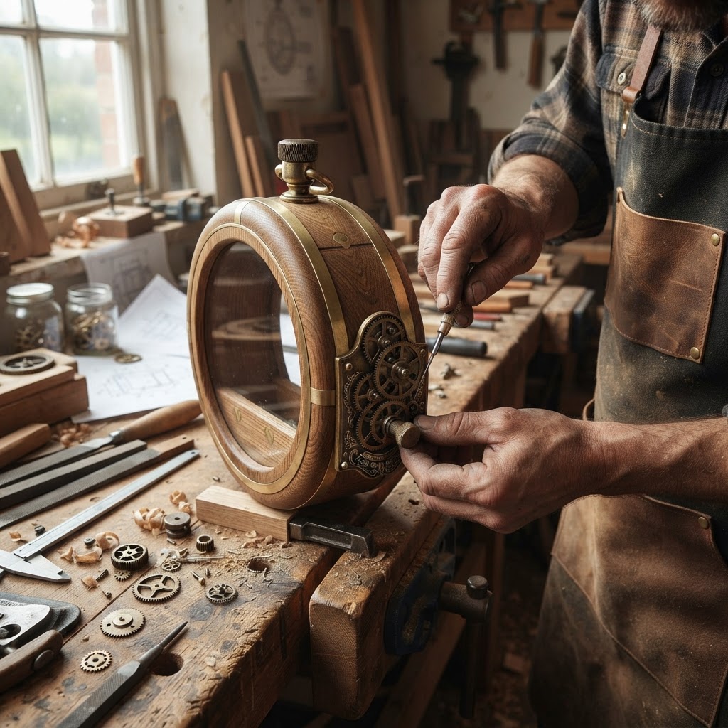 Steampunk Victorian Pocket Watch Seed Chamber — step 3