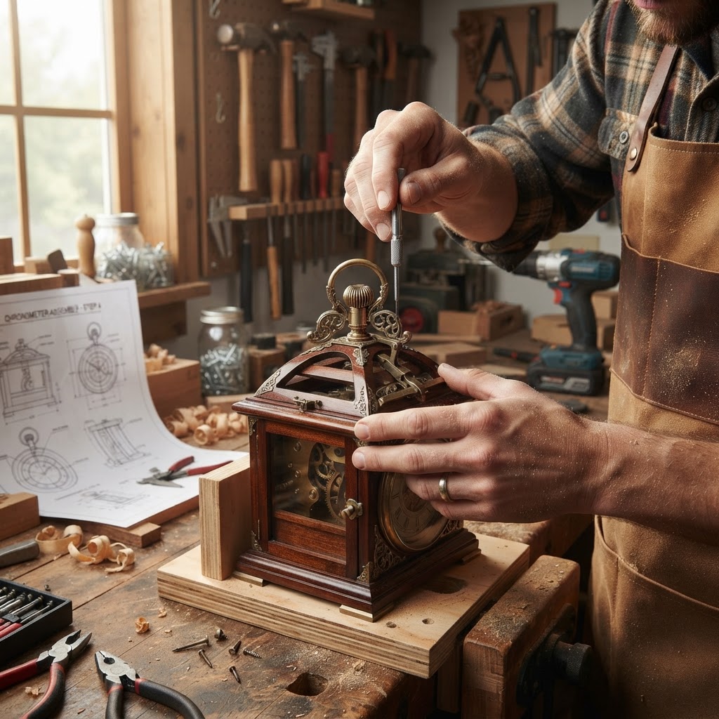 Steampunk Victorian Pocket Watch Seed Chronometer — step 4