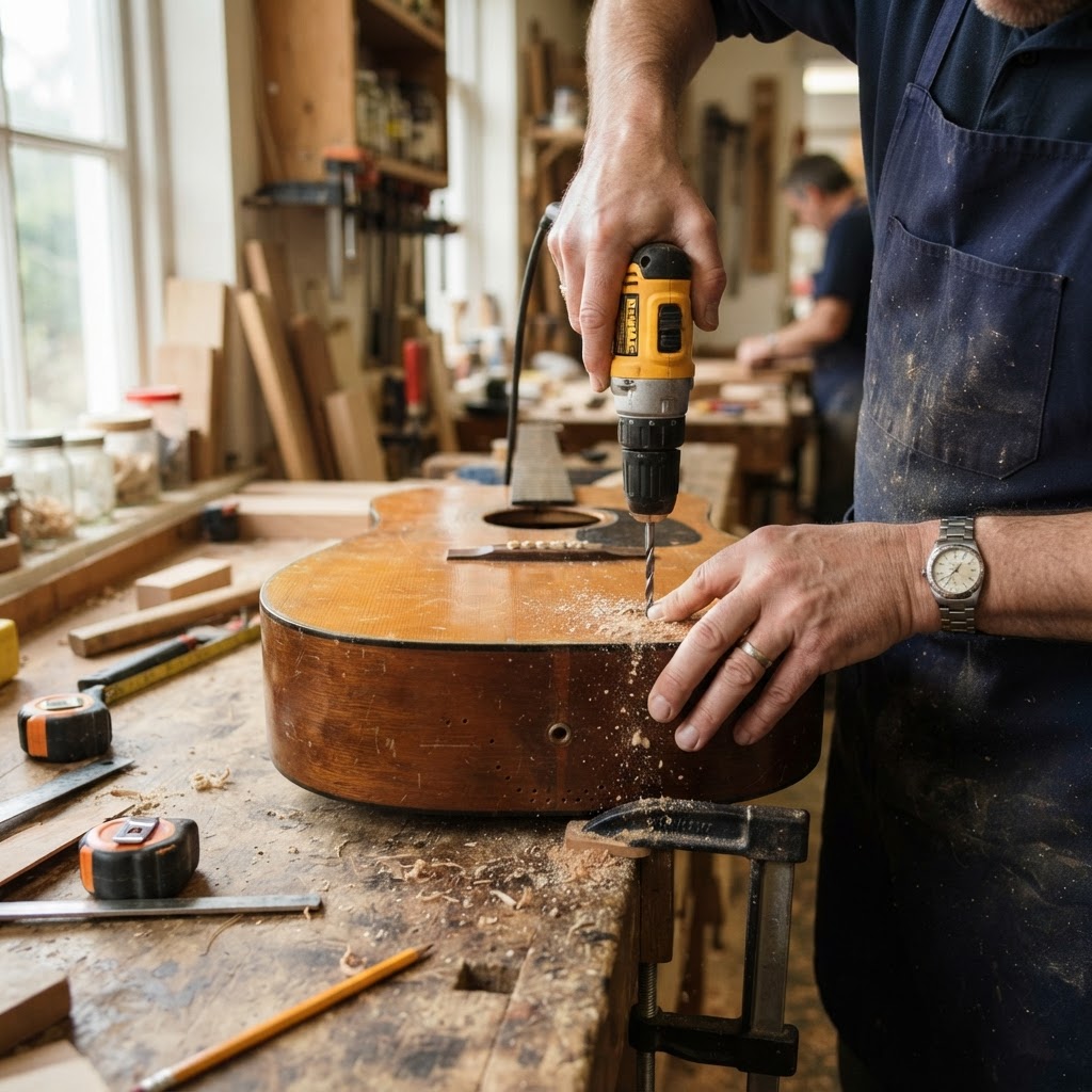 Acoustic Guitar Soundhole Bird Feeder — step 3