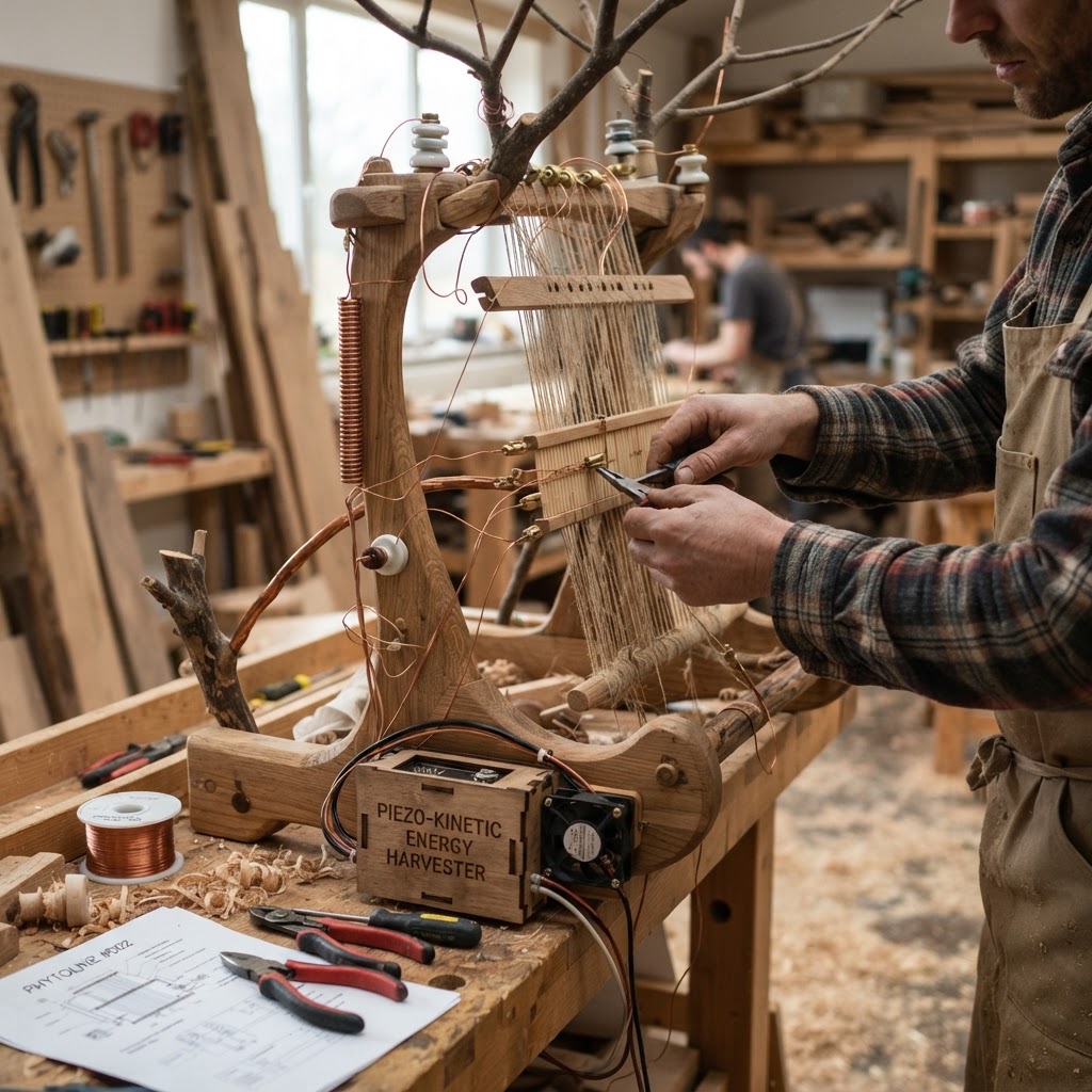 Bespoke Treetop Dendritic Phyto-Static Electro-Atmospheric Loom — step 2