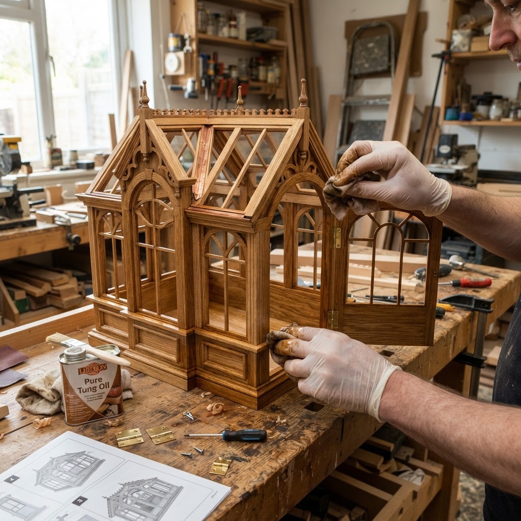 Victorian Miniature Conservatory Seed Pavilion — step 4