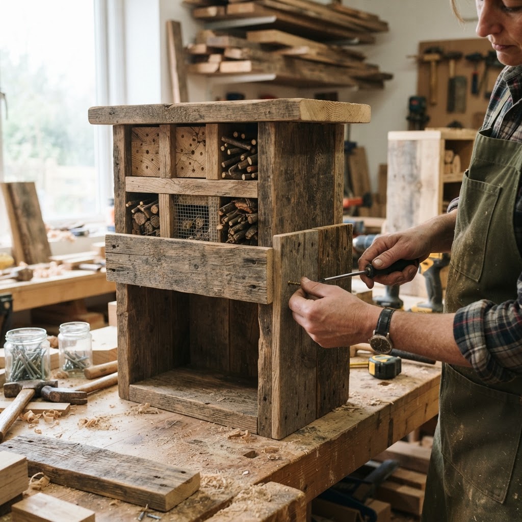 Bespoke Treetop 'Canopy Whisperer' Insect Hotel — step 1