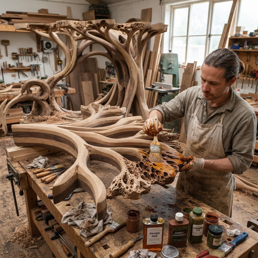 Bespoke Treetop Dendritic Mycelium-Infused Phyto-Gaseous Sap-Flow Canopy Cloud-Drafting Reading Alcove — step 4