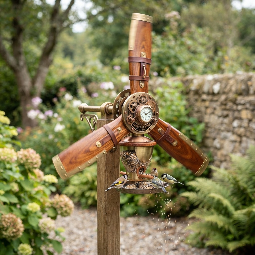 Steampunk Aviator Propeller Seed Spinner