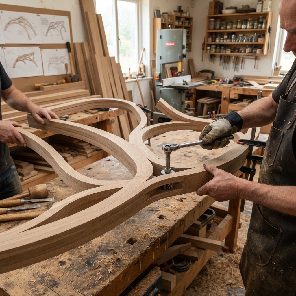 Bespoke Treetop Dendritic Mycelium-Infused Phyto-Cyclic Canopy Humidity-Sensing Cradle — step 1