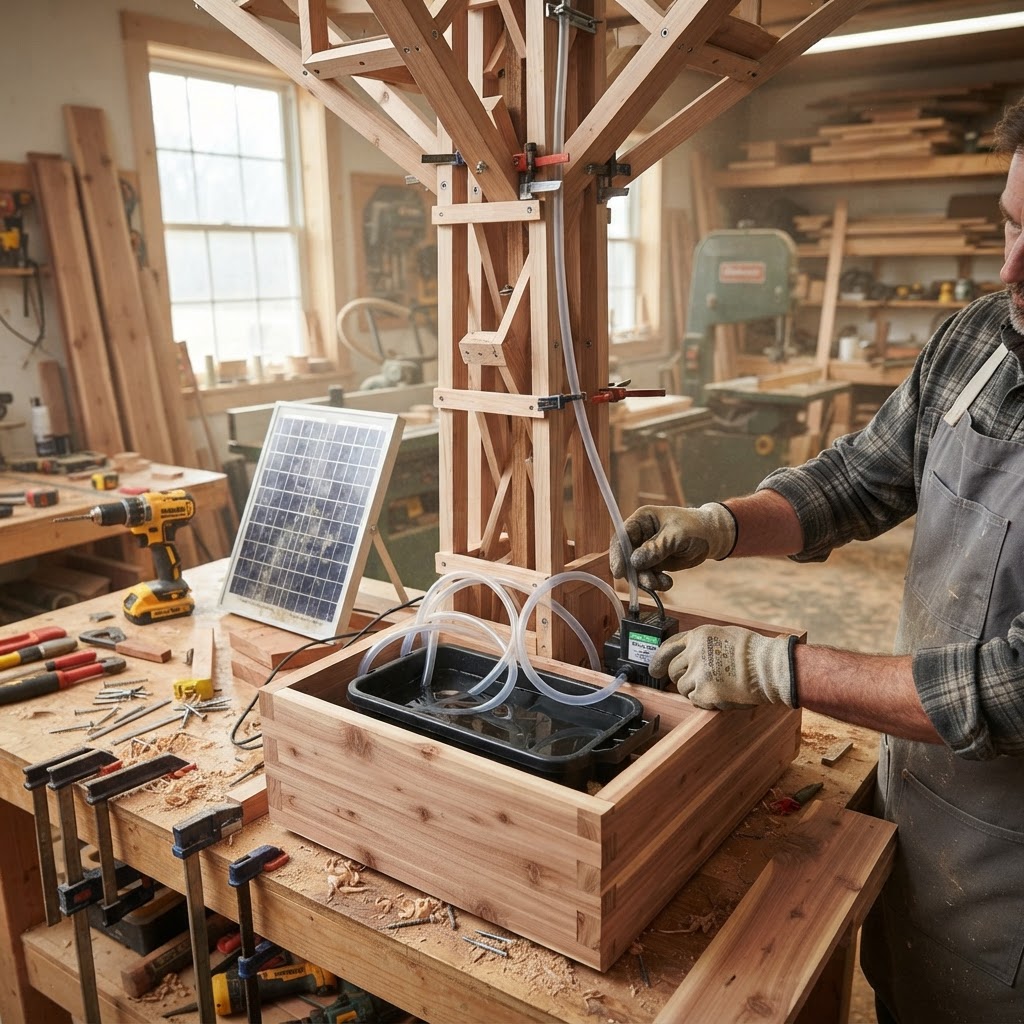 Gravity-Defying Treetop Hydroponic Vertical Garden — step 3