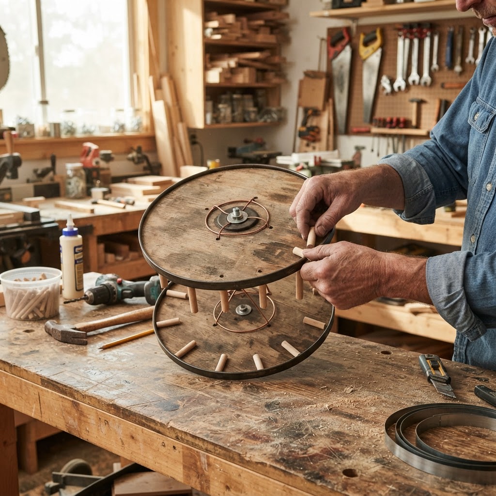 Vintage Film Reel Seed Carousel — step 3