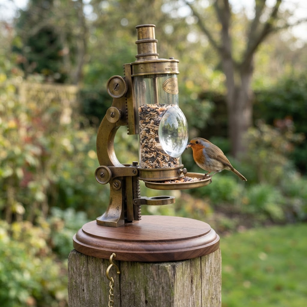 Vintage Brass Microscope Seed Magnifier
