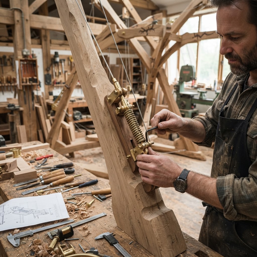 Bespoke Treetop Dendritic Phyto-Static Gravitational Pendulum Swing — step 4