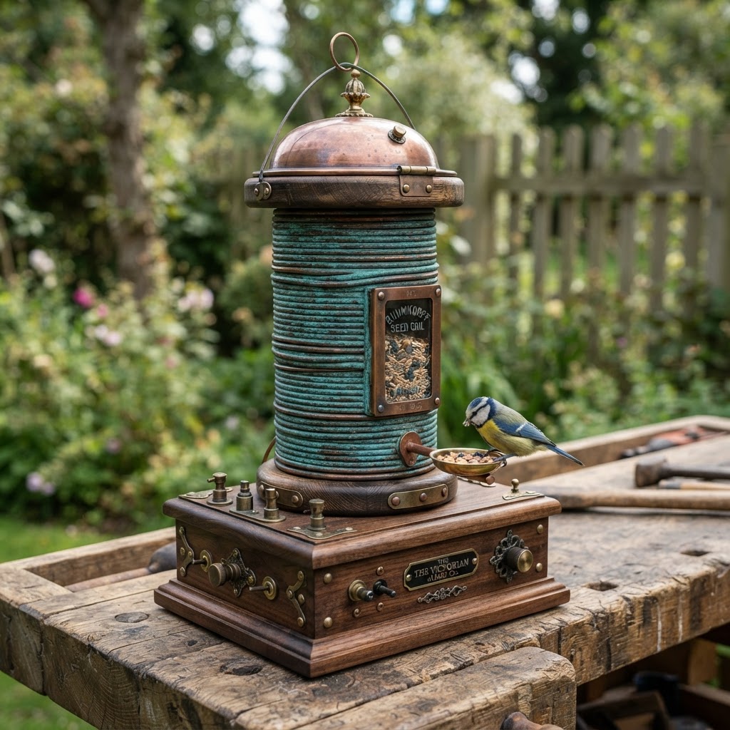 Vintage Patinated Copper Victorian Telegraphic Induction Ruhmkorff Seed Coil