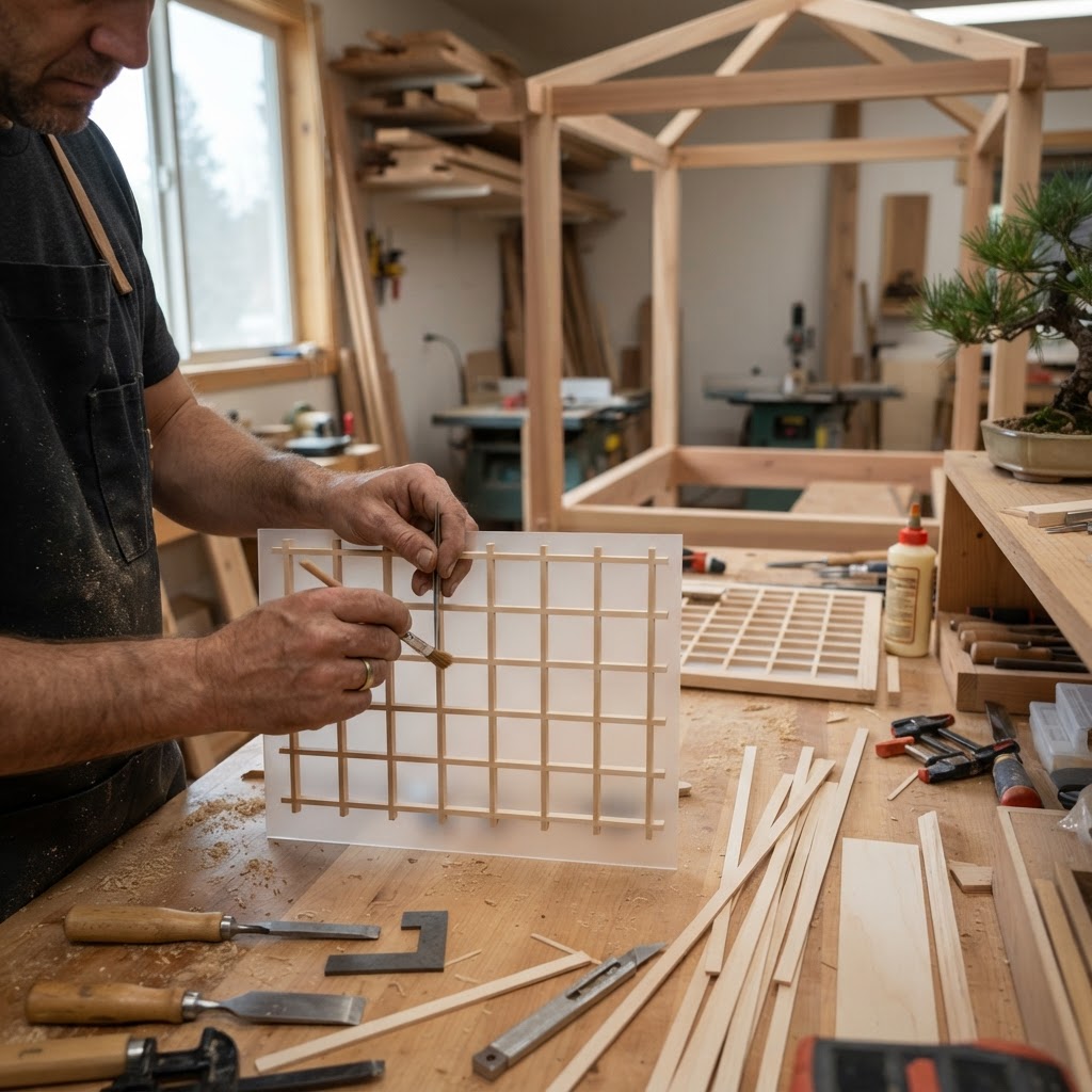 Bonsai-Inspired Shoji Screen Seed Pavilion — step 2