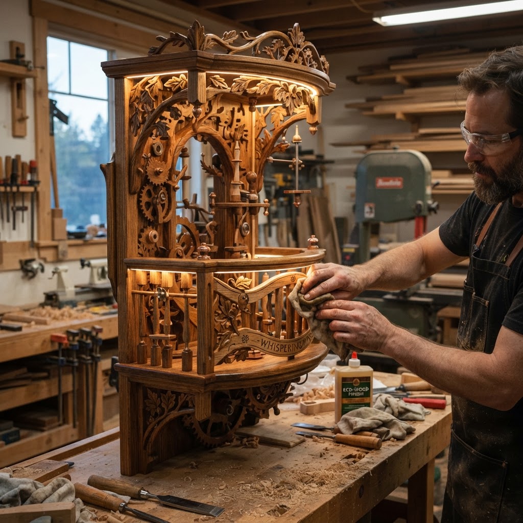 Whispering Pines Kinetic Sculpture Balcony — step 4