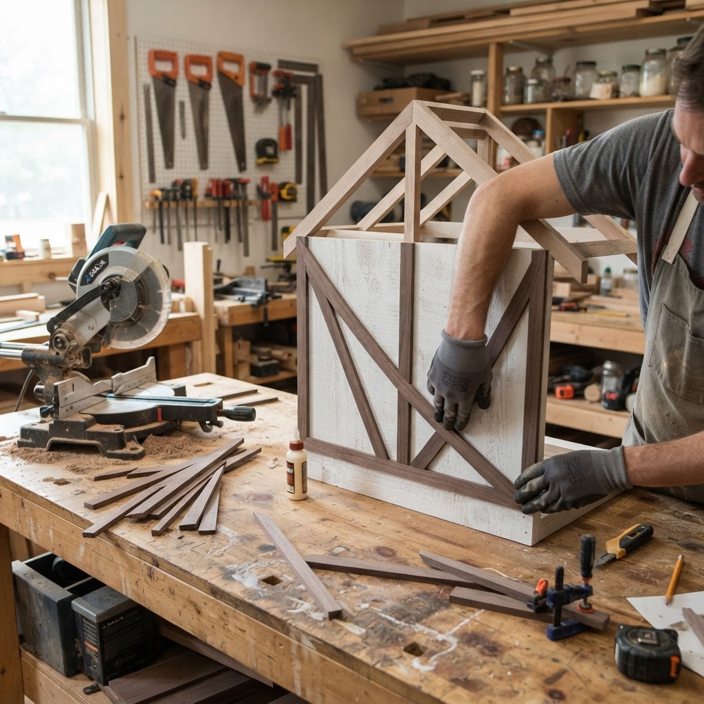 Tudor Revival Half-Timbered Seed Chalet — step 2