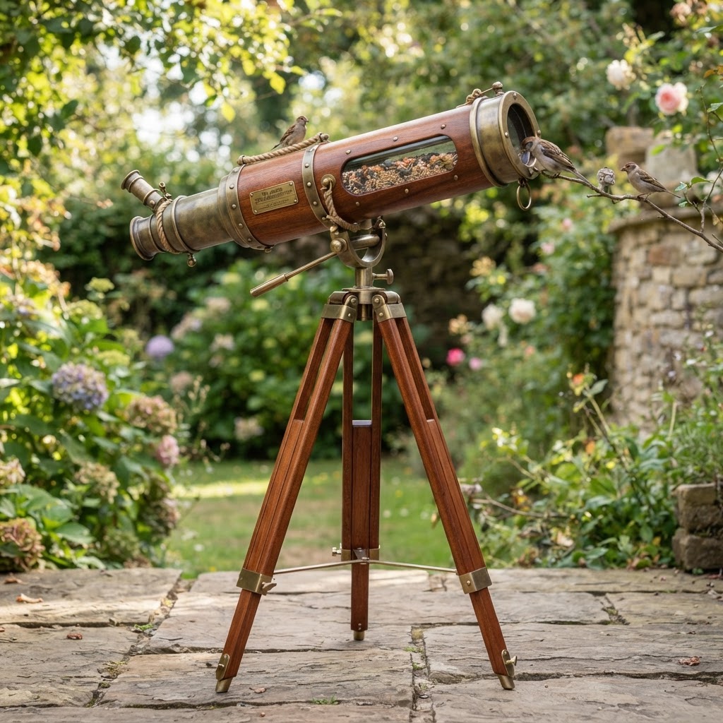 Vintage Brass Telescope Seed Observatory