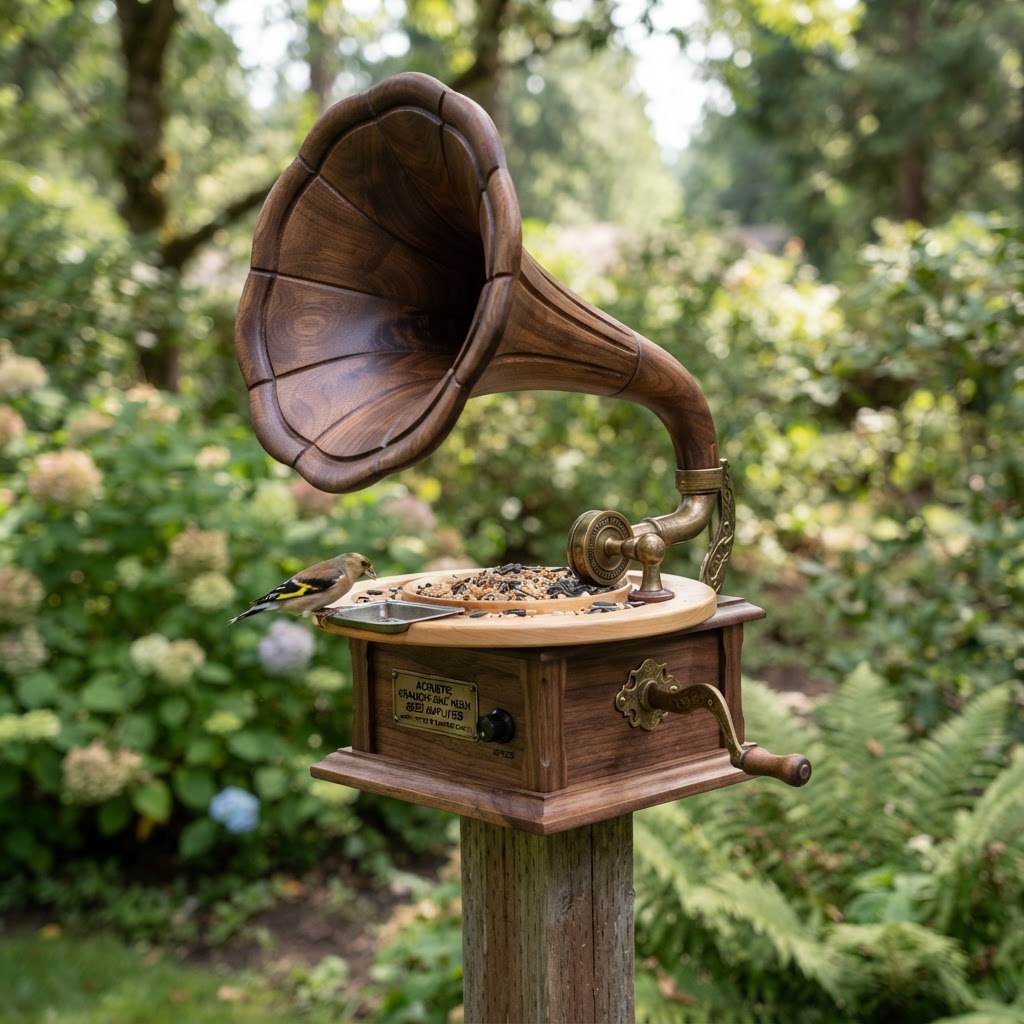 Acoustic Gramophone Horn Seed Amplifier