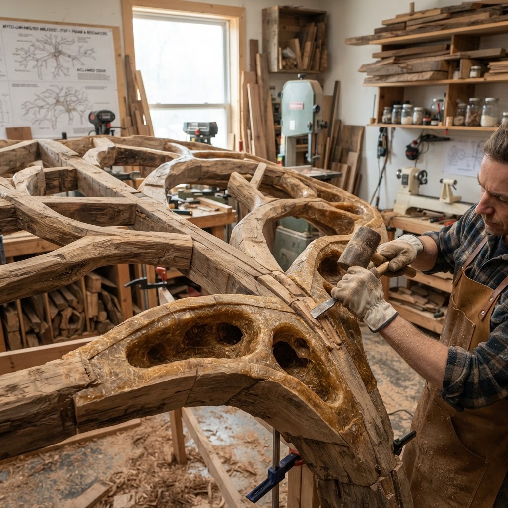 Bespoke Treetop Dendritic Mycelium-Infused Phyto-Sonic Canopy Sap-Flow Rainfall Melodist — step 1