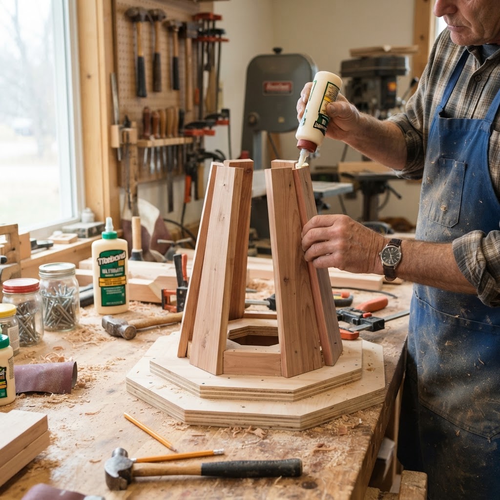 Maritime Lighthouse Beacon Seed Tower — step 1