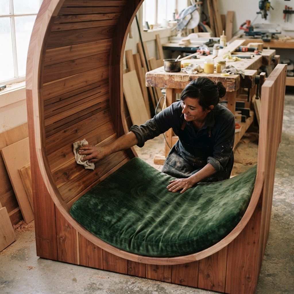 Acoustic Ember Cedar Sound-Scape Alcove — step 4
