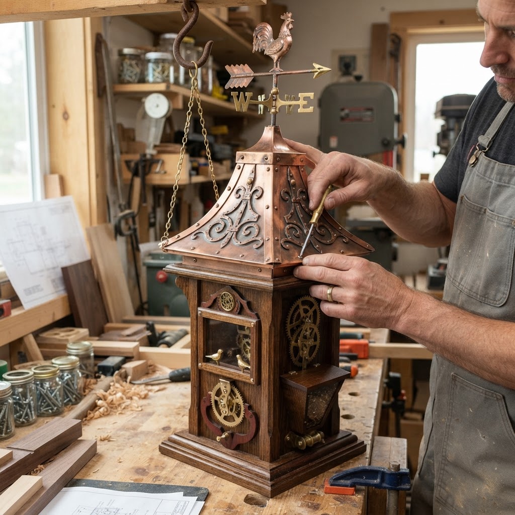 Clockwork Automaton Bird Feeder — step 4