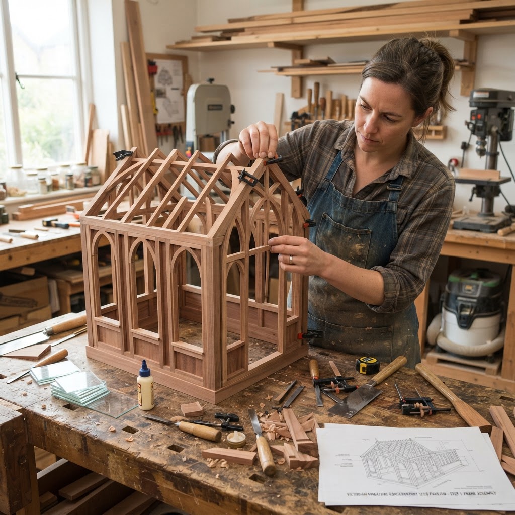 Victorian Miniature Conservatory Seed Pavilion — step 1