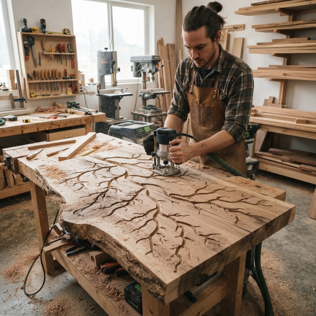 Bespoke Treetop Dendritic Mycelium-Infused Phyto-Kinetic Sap-Flow Canopy Osmosis-Mapping Meditation Plinth — step 1