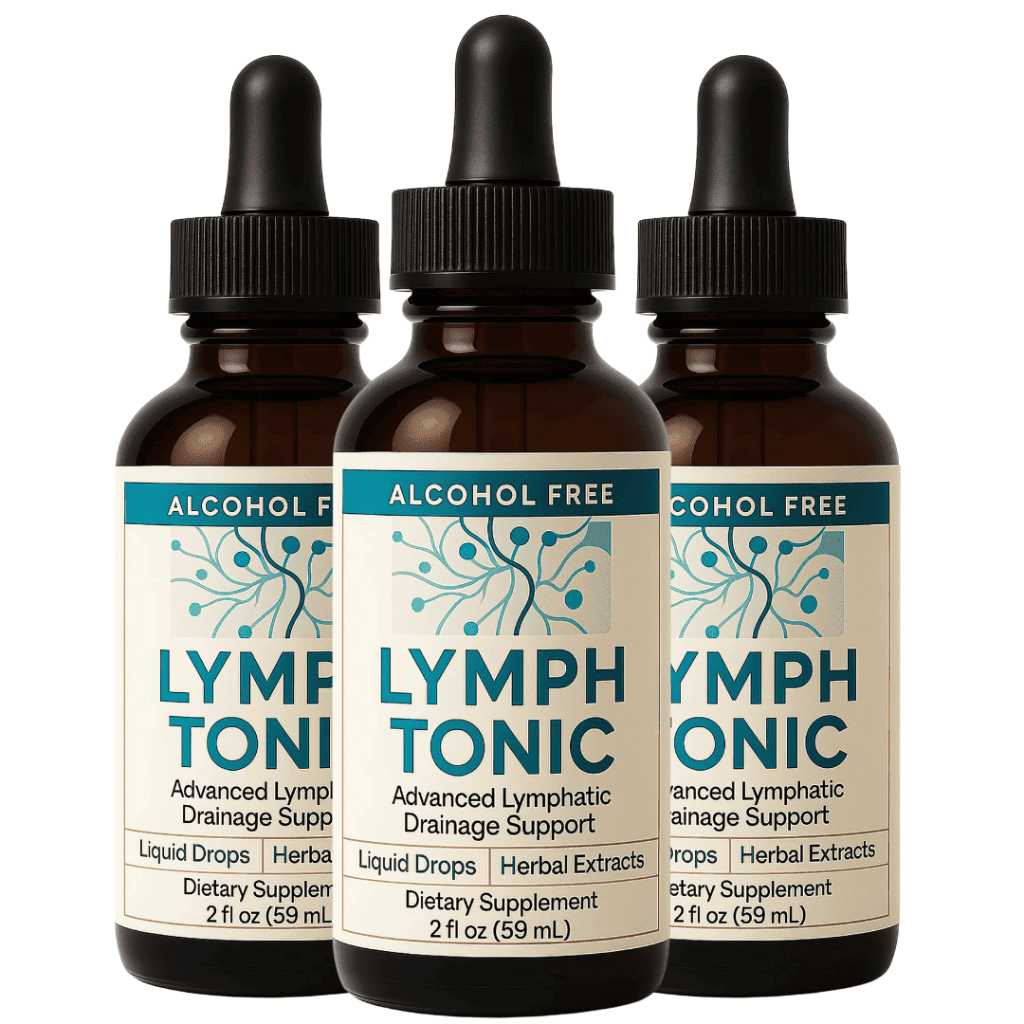 Lymph Tonic — Advanced Lymphatic Drainage Support liquid drops in amber dropper bottles