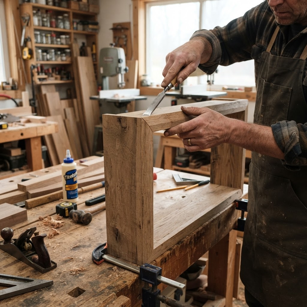 Rustic Apothecary Drawer Seed Dispenser — step 1