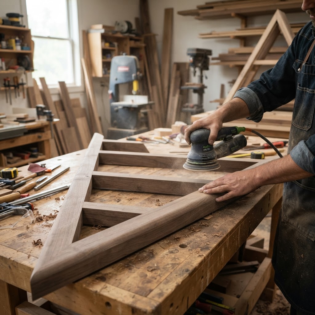 Vintage Mid-Century Modern A-Frame Seed Cabin — step 1