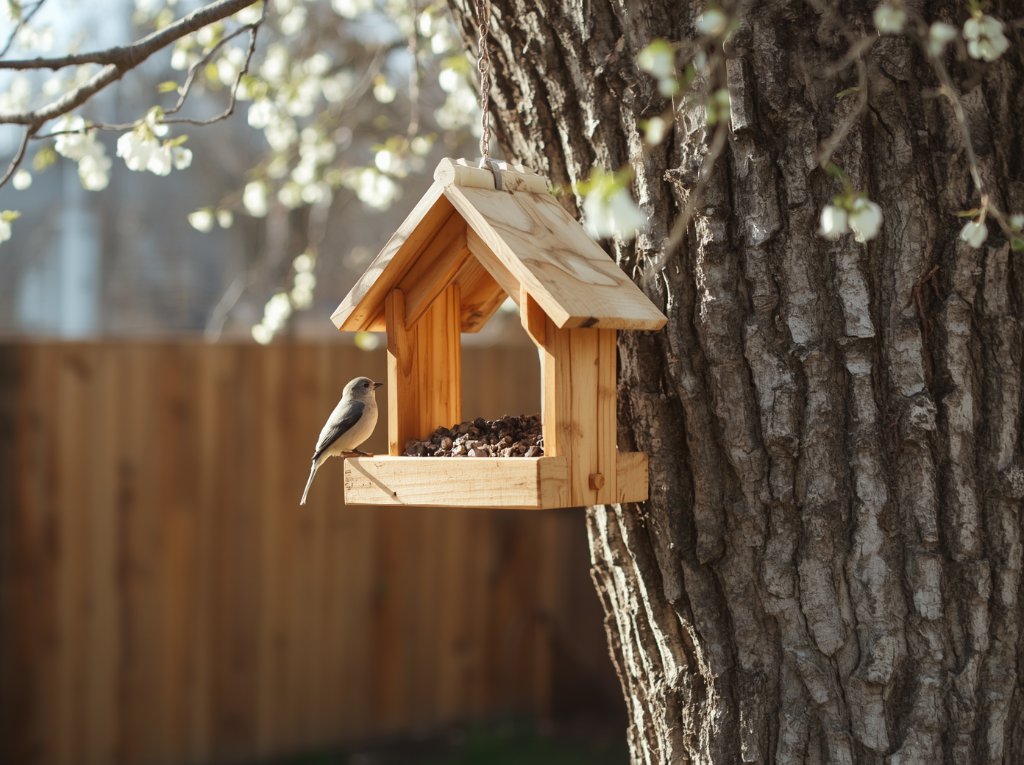 How to Build a Rustic Wooden Bird Feeder — step 2