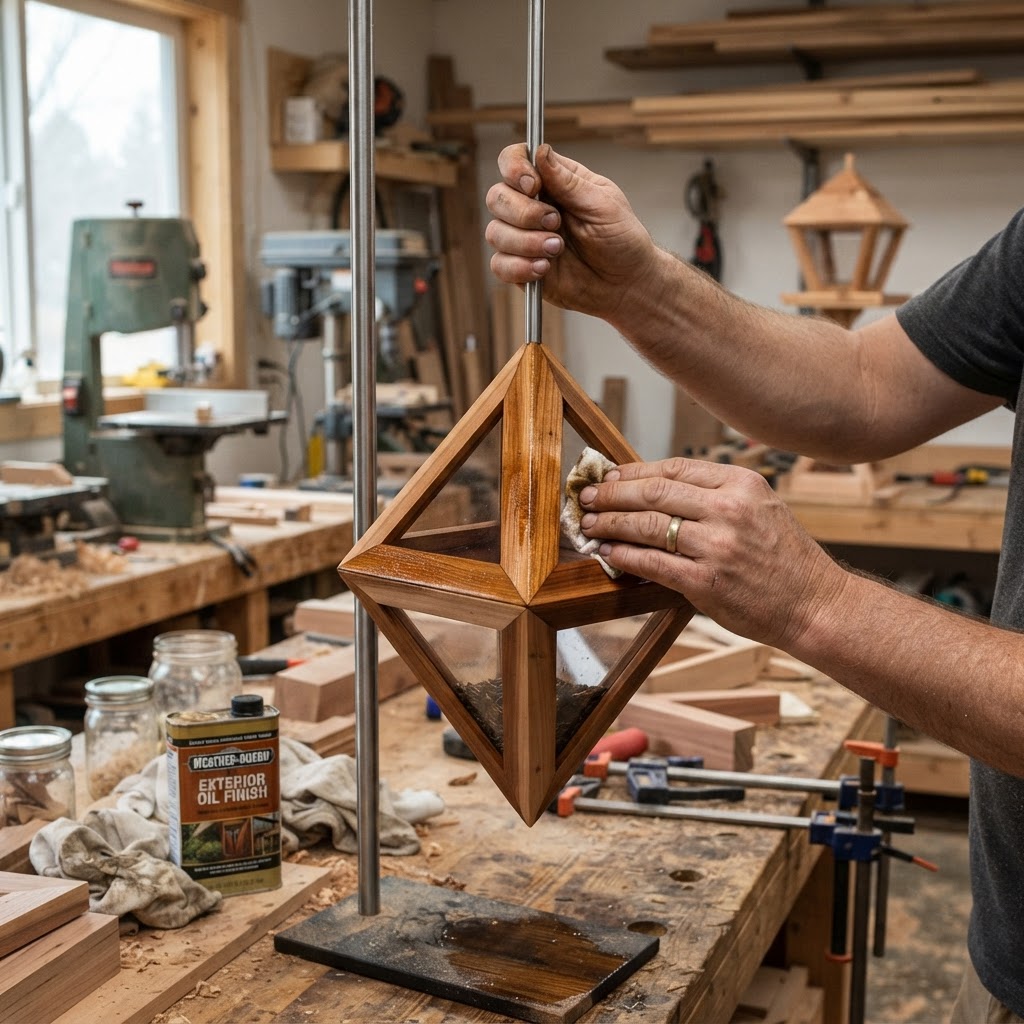 Inverted Tetrahedron Prism Seed Geometric Feeder — step 4