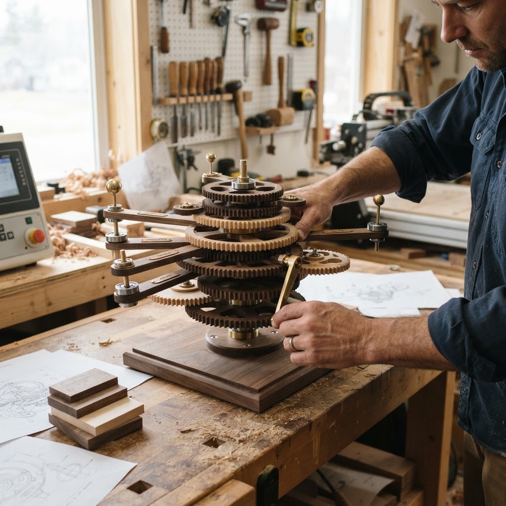 Bespoke Treetop Celestial Orrery Mechanical Observatory — step 2