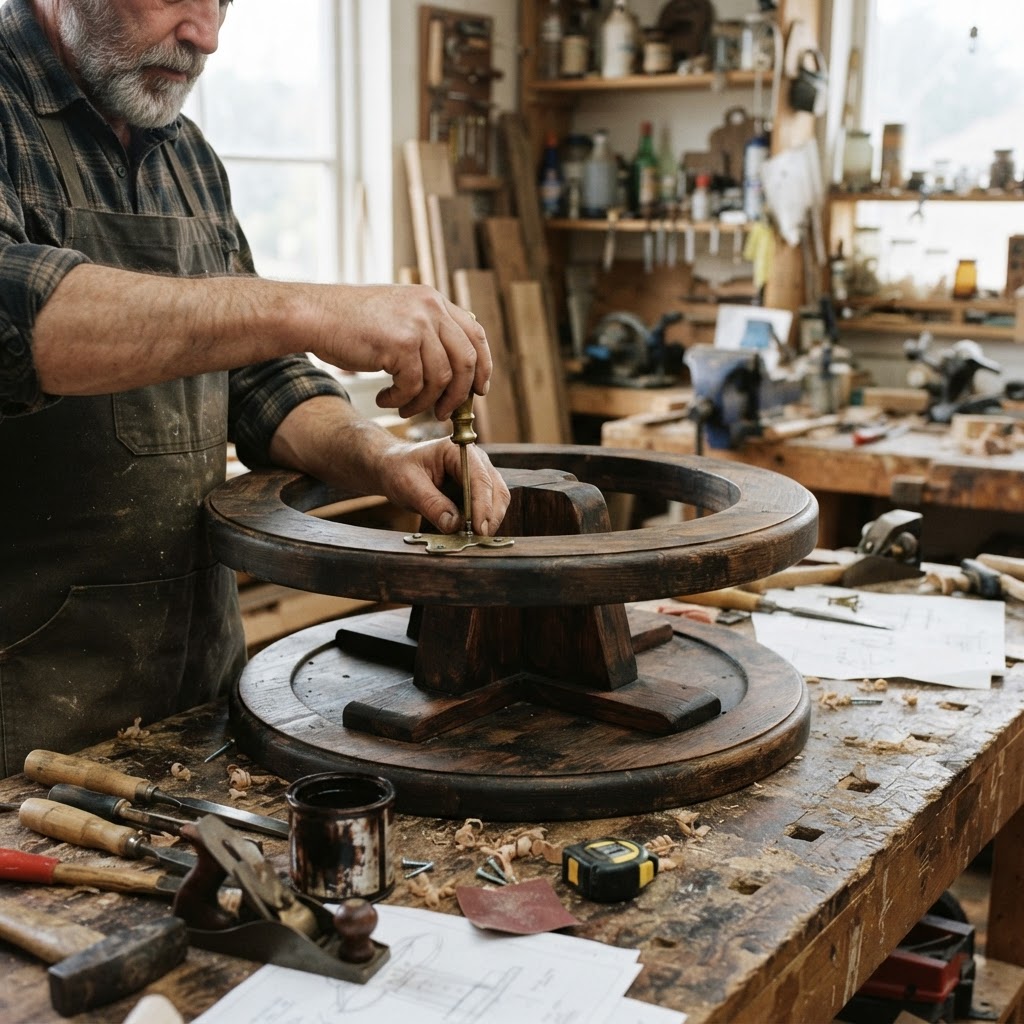 Vintage Patinated Brass Alchemist Alembic Seed Distiller — step 1