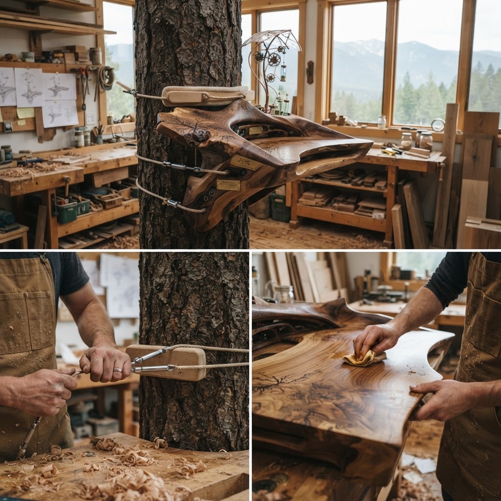 Bespoke Treetop Dendritic Mycelium-Infused Phyto-Spectral Sap-Flow Canopy Aurora-Vane Writing Console — step 4