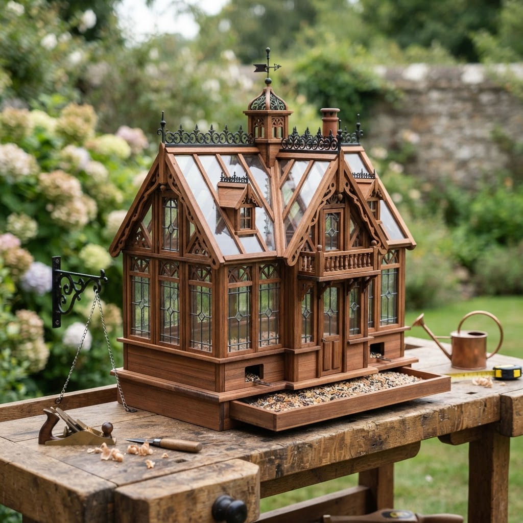 Articulated Victorian Conservatory Greenhouse Feeder