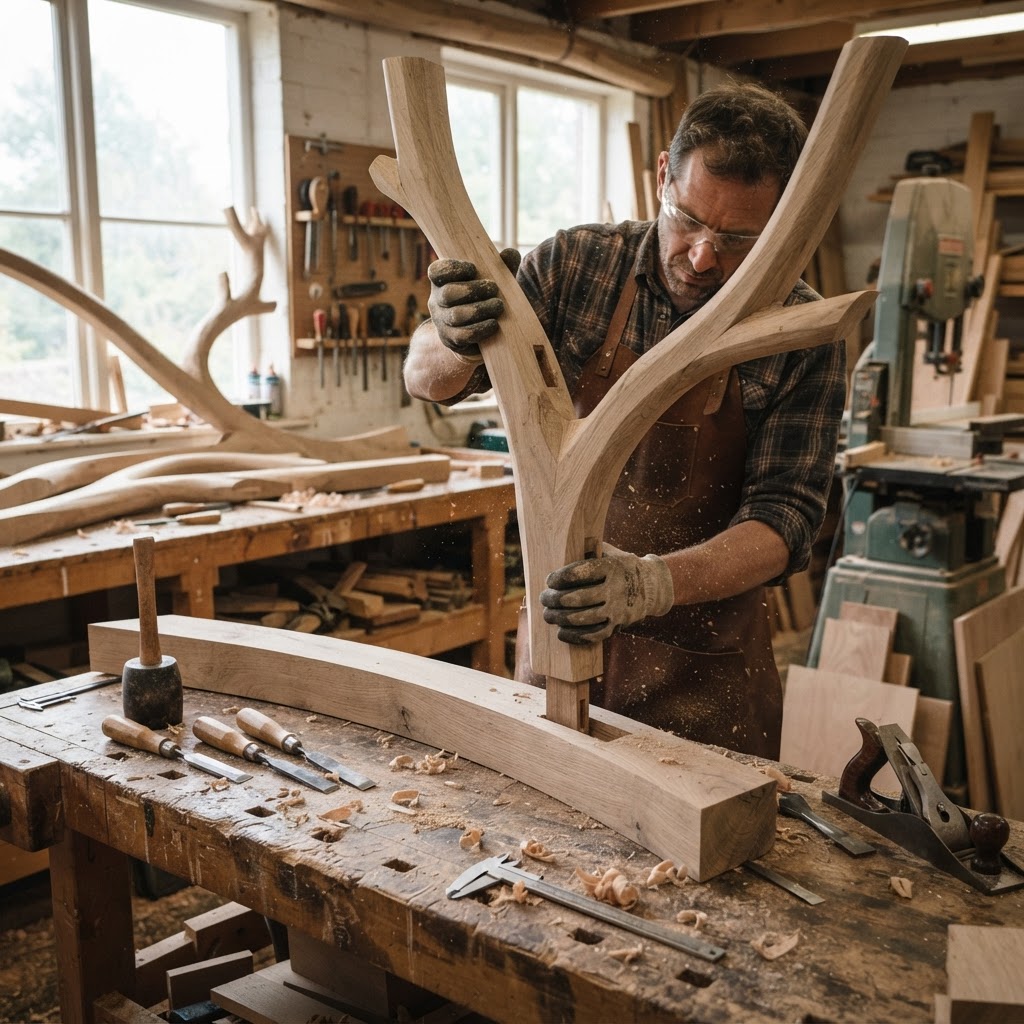 Bespoke Treetop Dendritic Mycelium-Infused Phyto-Oscillatory Sap-Flow Canopy Zenith-Tracing Meditation Plinth — step 1