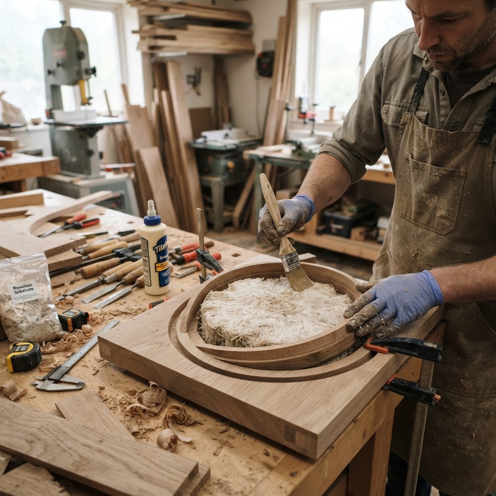Bespoke Treetop Dendritic Mycelium-Infused Phyto-Kinetic Sap-Flow Canopy Equilibrium-Mapping Meditation Plinth — step 1