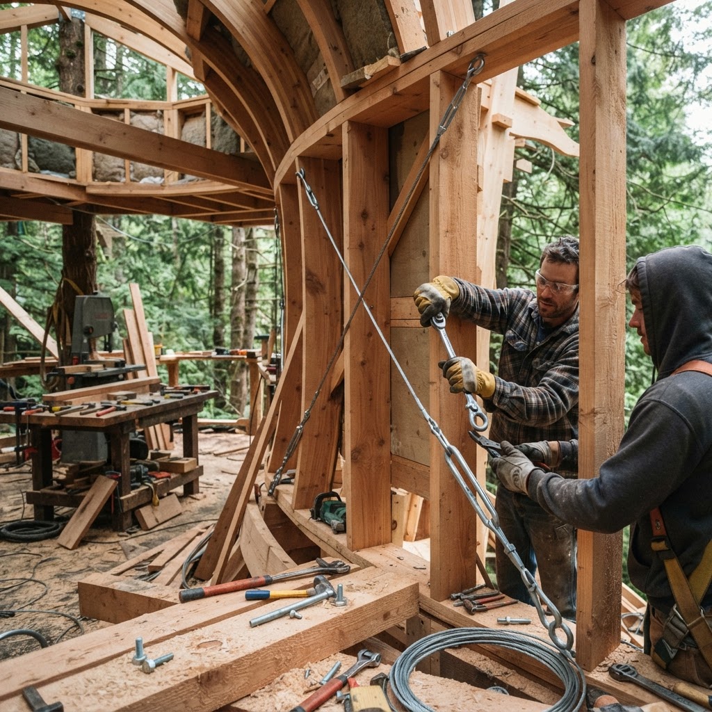 Equinoctial Hourglass Treetop Hour-Glass Suite — step 2