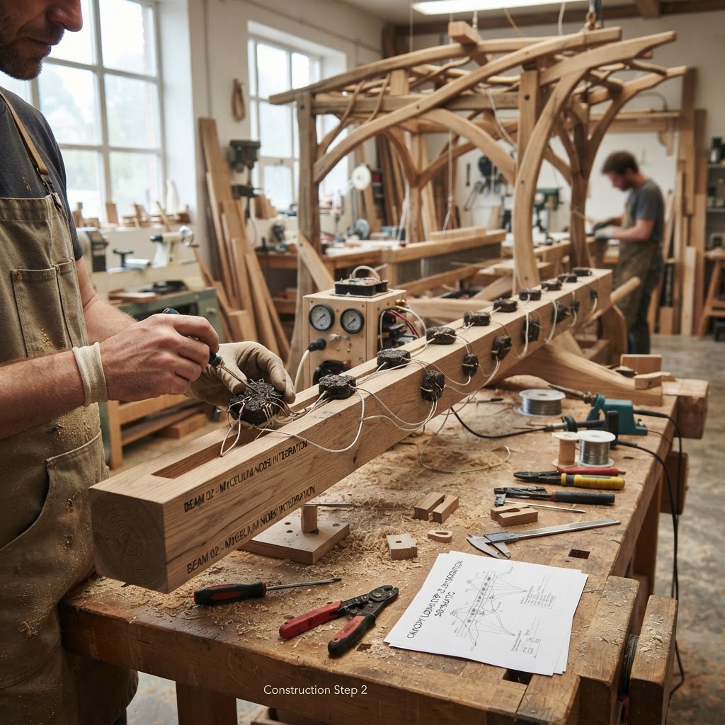 Bespoke Treetop Dendritic Mycelium-Infused Phyto-Ionic Sap-Density Canopy Loom — step 2
